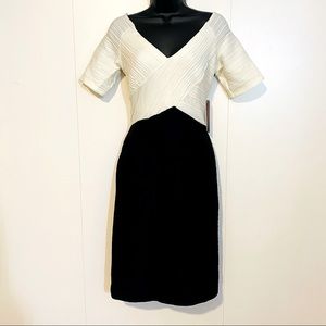 NUE by Shani. Body sculpting dress. Black and white. Size 8